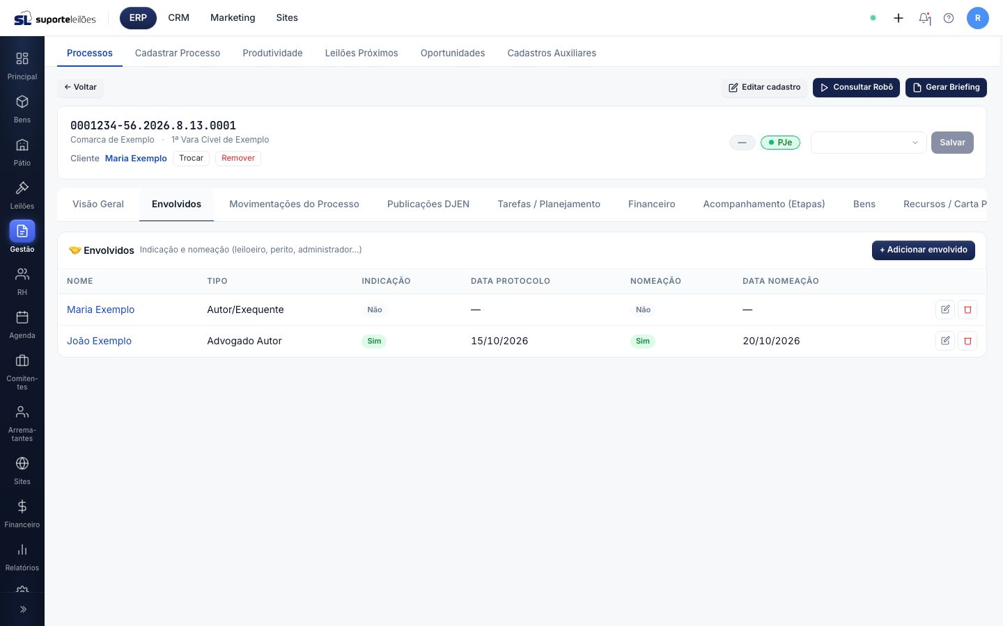 Aba Envolvidos